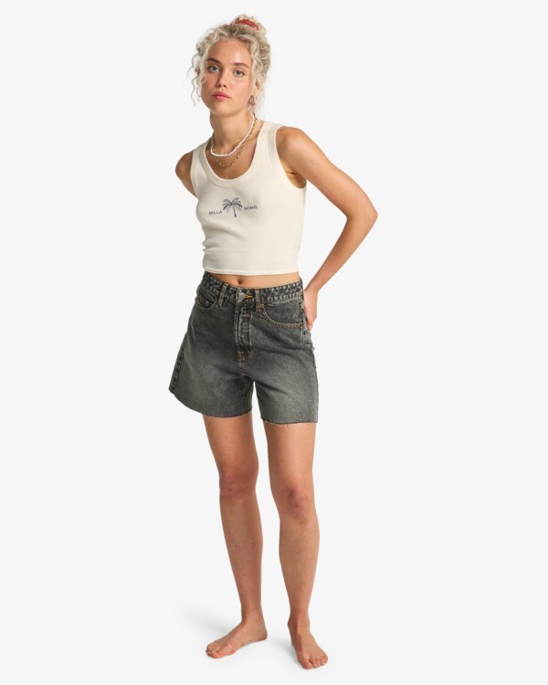 1 Riley - Short Vaquero para Mujer Negro UBJDS00103 Billabong