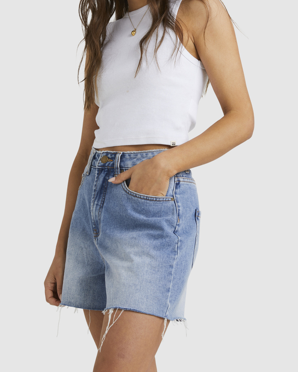 9 Riley - Short en denim pour Femme  UBJDS00103 Billabong