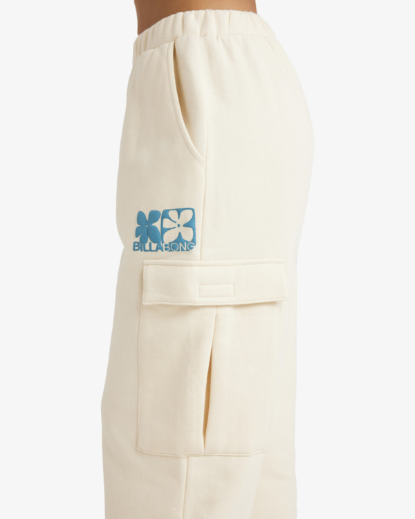 4 Lucky You - Cargo Trackpants for Women White UBJFB00136 Billabong