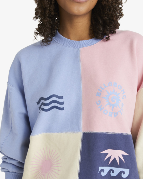 5 Since 73 - Later Days Kendall - Sweatshirt for Women Red UBJFT00175 Billabong
