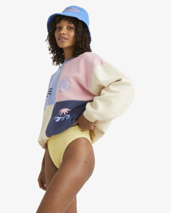 4 Since 73 - Later Days Kendall - Sweatshirt for Women Red UBJFT00175 Billabong