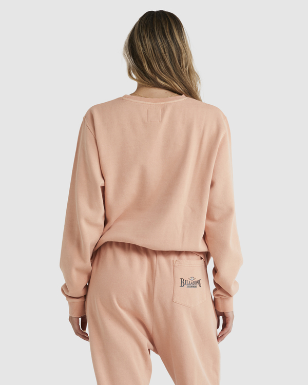 3 Surfed Out - Sweater voor Dames Orange UBJFT00207 Billabong