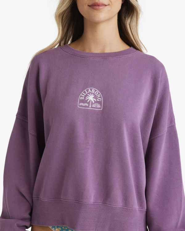 4 Salty Babe Cabo - Sweatshirt für Frauen Violett UBJFT00219 Billabong