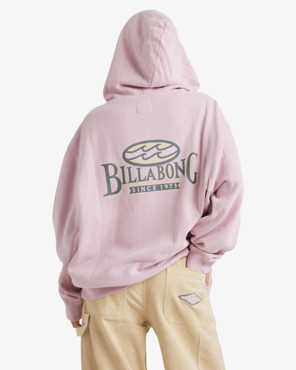 2 Since 73 Beach Tour - Pullover Hoodie for Women Pink UBJFT00281 Billabong