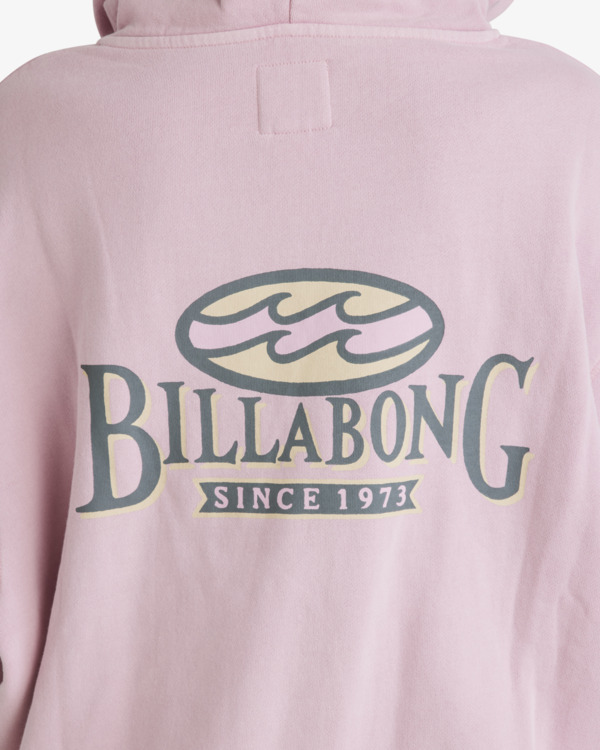 4 Since 73 Beach Tour - Pullover con cappuccio da Donna Pink UBJFT00281 Billabong