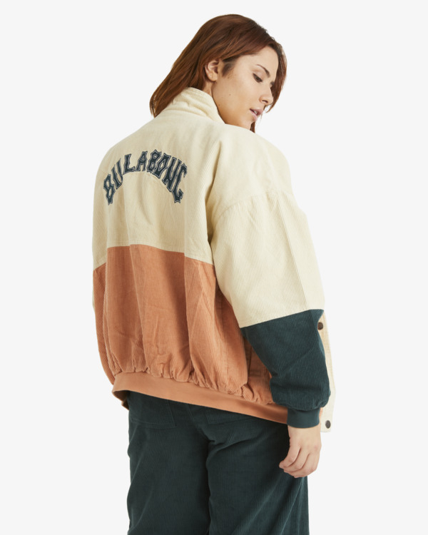 9 Tone Refresh - Chaqueta de Pana Org&aacute;nica para Mujer Multi UBJJK00128 Billabong