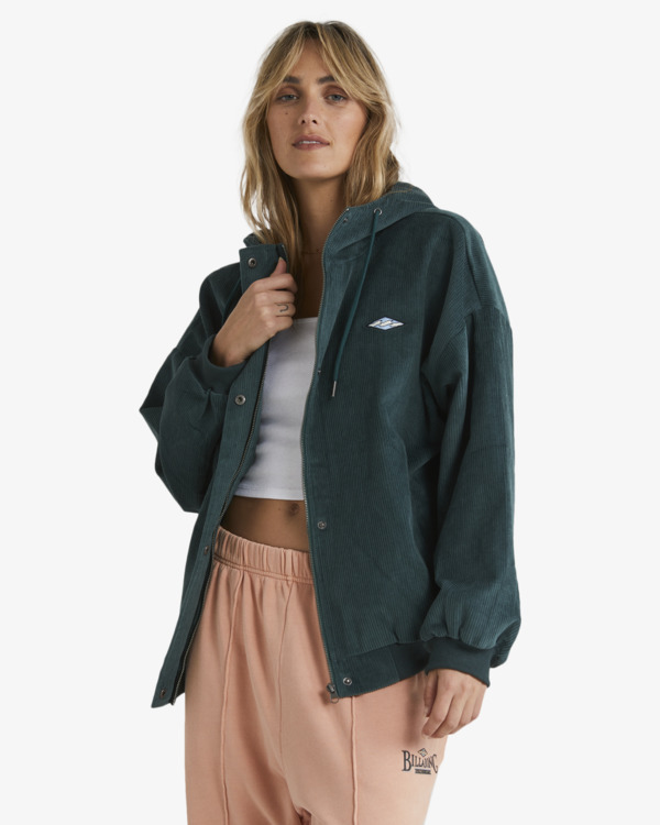 1 Set The Tone - Corduroy Jacket for Women  UBJJK00129 Billabong