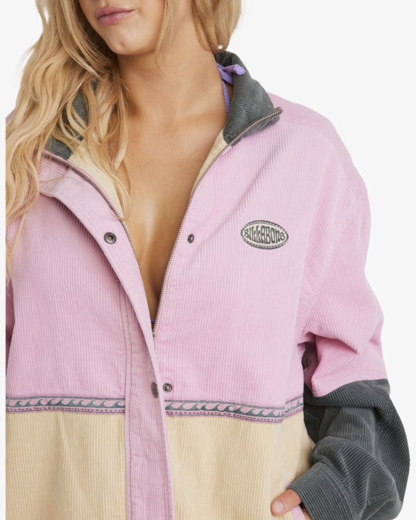 5 Since 73 Set The Wave - Corduroy Jacket for Women Multi UBJJK00168 Billabong