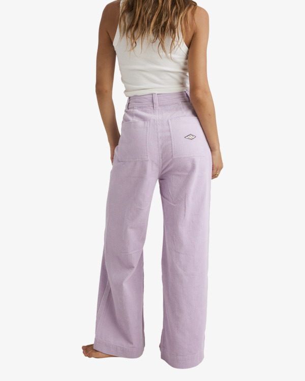 4 Since 73 Since 73 - Sea Tone - Pantalon large en velours côtelé pour Femme Multi UBJNP00191 Billabong