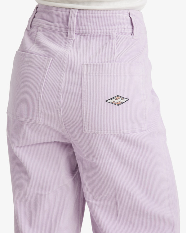 7 Since 73 Since 73 - Sea Tone - Pantaloni di velluto con gamba ampia da Donna Multi UBJNP00191 Billabong