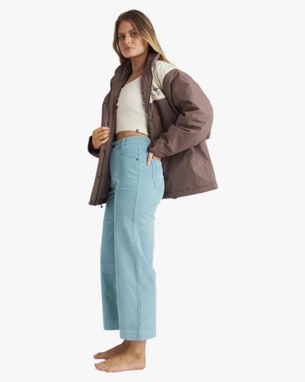 5 Sea Tone - Wide Leg Trousers for Women Blue UBJNP00191 Billabong