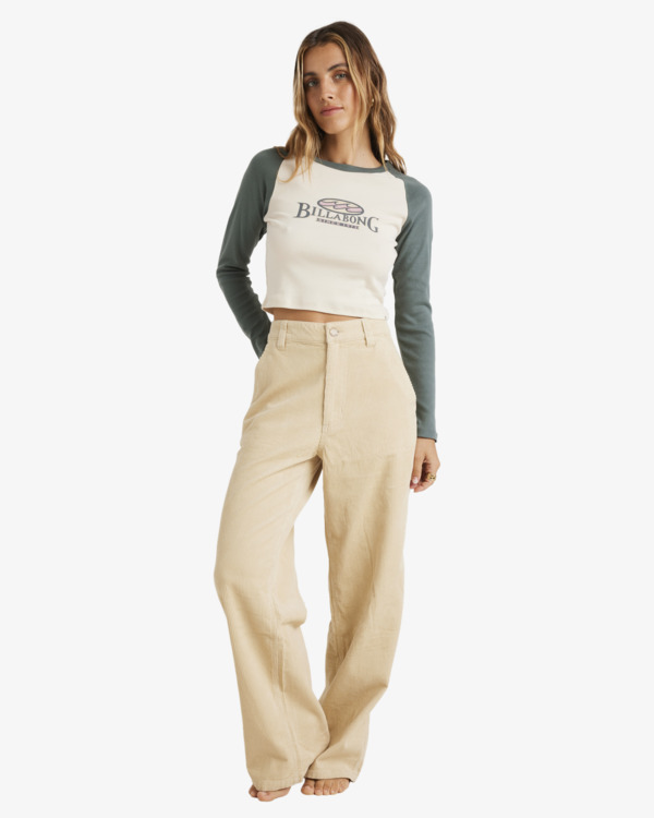 3 Since 73 Tones Collet - Pantaloni cargo da Donna Beige UBJNP00210 Billabong