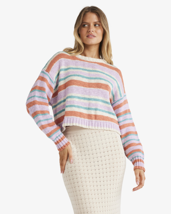 0 Get Free - Pullover mit Rundhalsausschnitt für Frauen Bunt UBJSW00151 Billabong