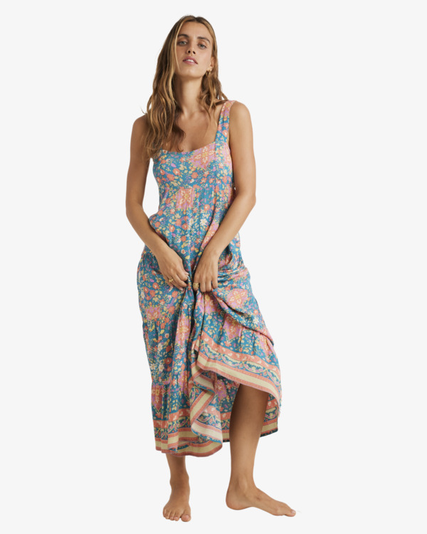 0 Sunrise Coast Shine On - Midi Dress for Women Multi UBJWD00436 Billabong