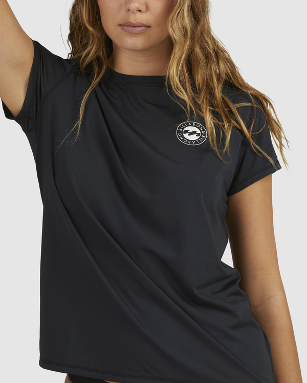 5 Sundays Surf - Short Sleeve UPF 50 Surf T-shirt for Women Black UBJWR00122 Billabong