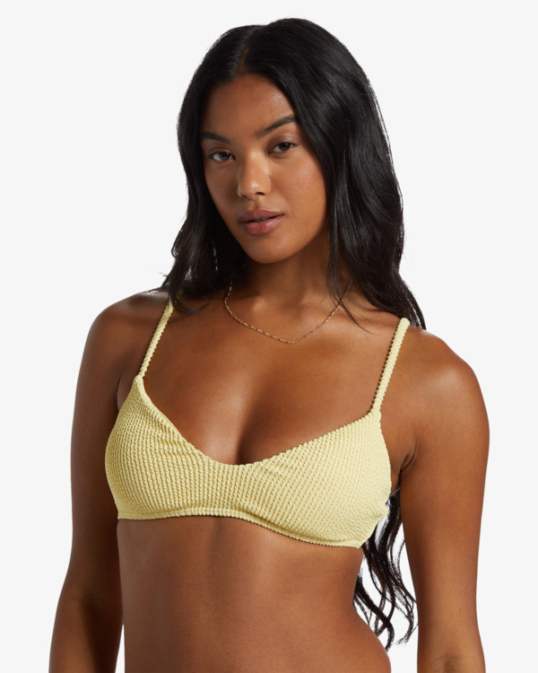 4 Summer High - Top de Bikini Bralette para Mujer Amarillo UBJX300406 Billabong