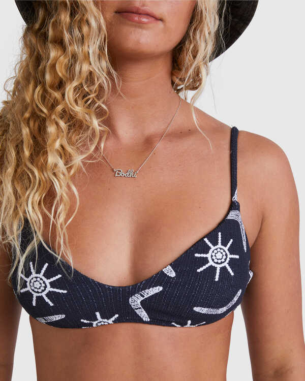 6 Otis Boomerang - Bralette-Bikinioberteil für Frauen Schwarz UBJX300462 Billabong