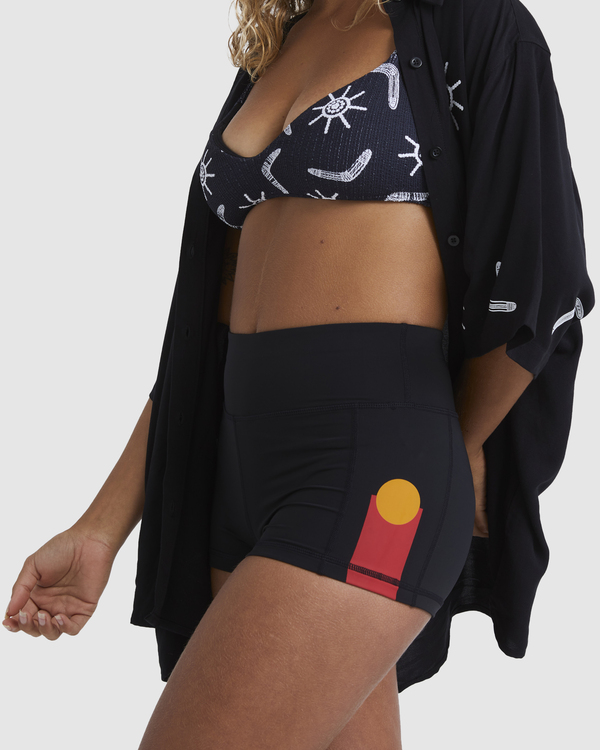2 Otis - Surfshorts f&uuml;r Frauen Schwarz UBJX400426 Billabong