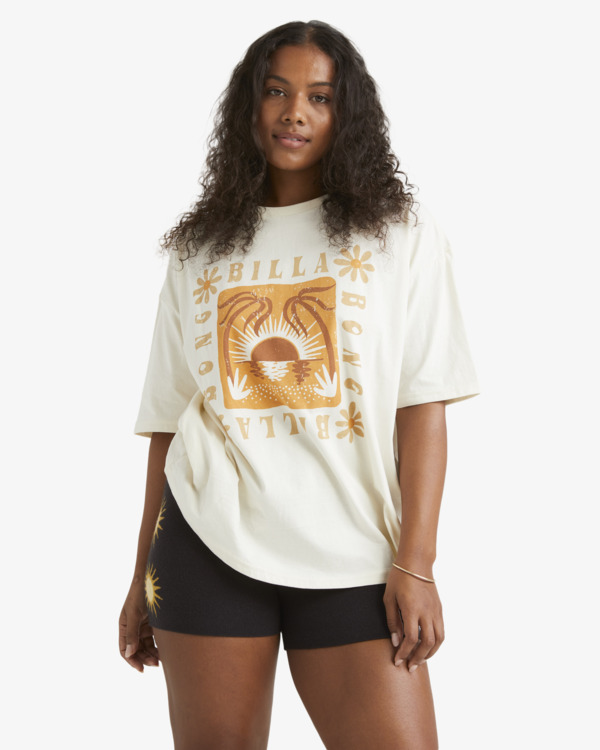 5 Sunset Beach - Oversized T-Shirt for Women  UBJZT00386 Billabong