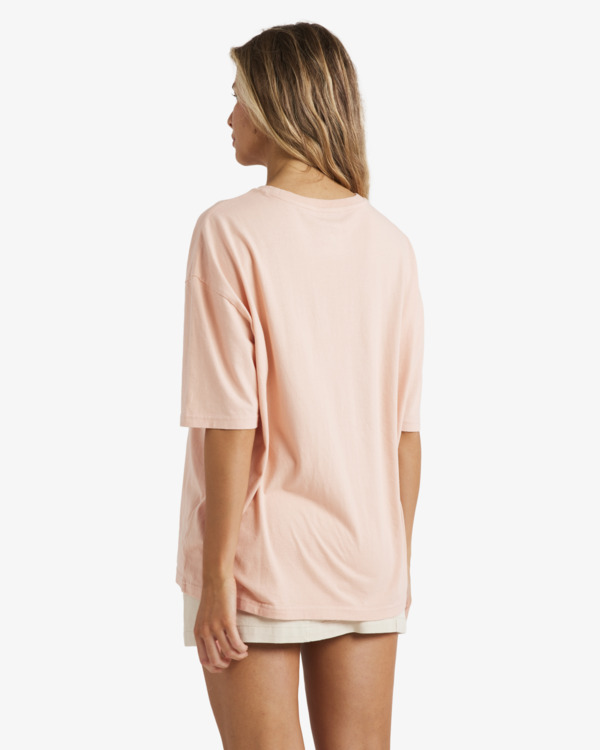 2 Moon Kiss - T-Shirt à manches courtes pour Femme Rose UBJZT00454 Billabong