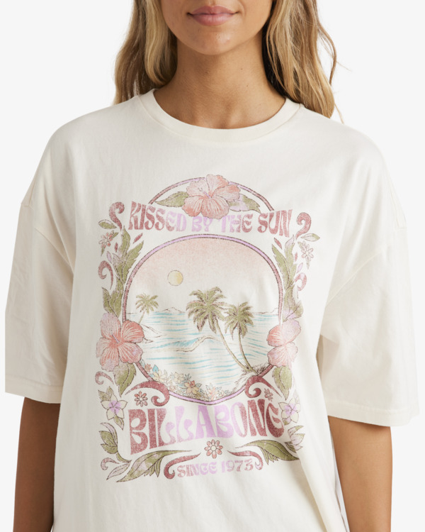 4 Kissed By The Sun - T-Shirt für Frauen Weiss UBJZT00459 Billabong