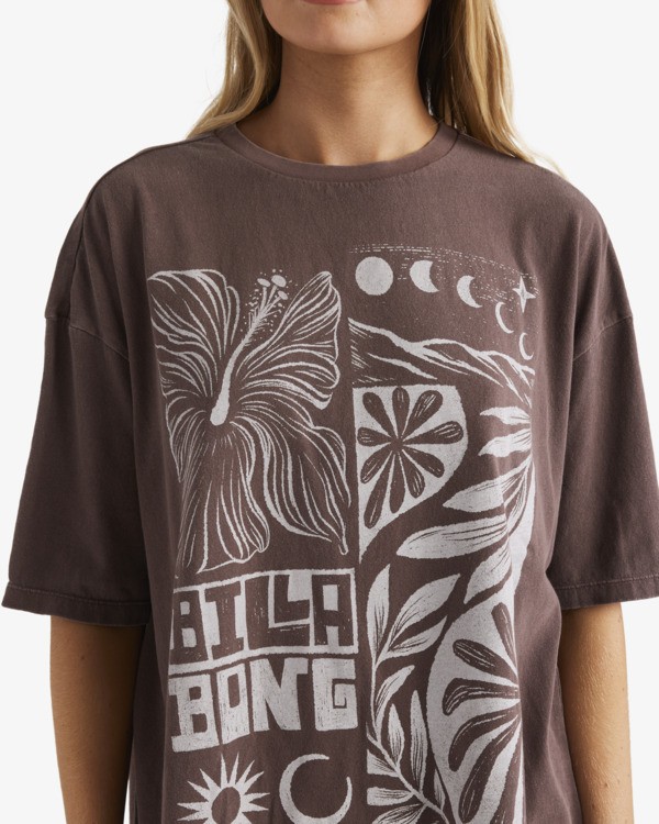 4 Winter Nights - Short Sleeve T-Shirt for Women Marrom UBJZT00512 Billabong