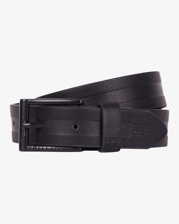 1 Barrel Belt - Faux Leather Belt for Men Black UBYAA00107 Billabong