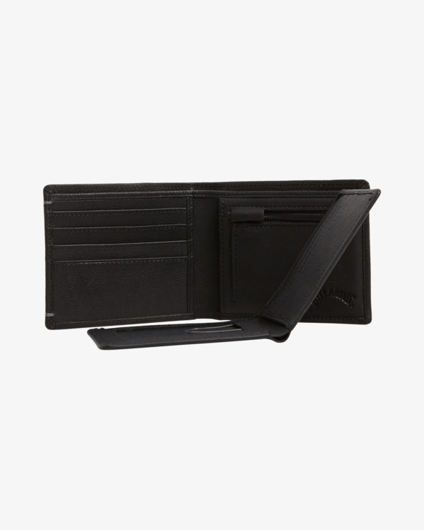 3 ROCKAWAY 2 IN 1 WALLET Black UBYAA00178 Billabong