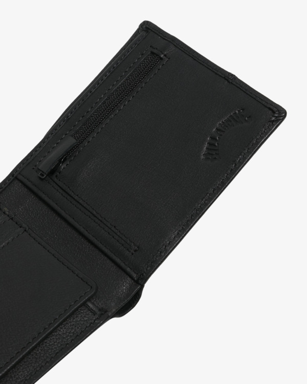 4 DIMENSION 2IN1 LEATHER WALLET Black UBYAA00193 Billabong