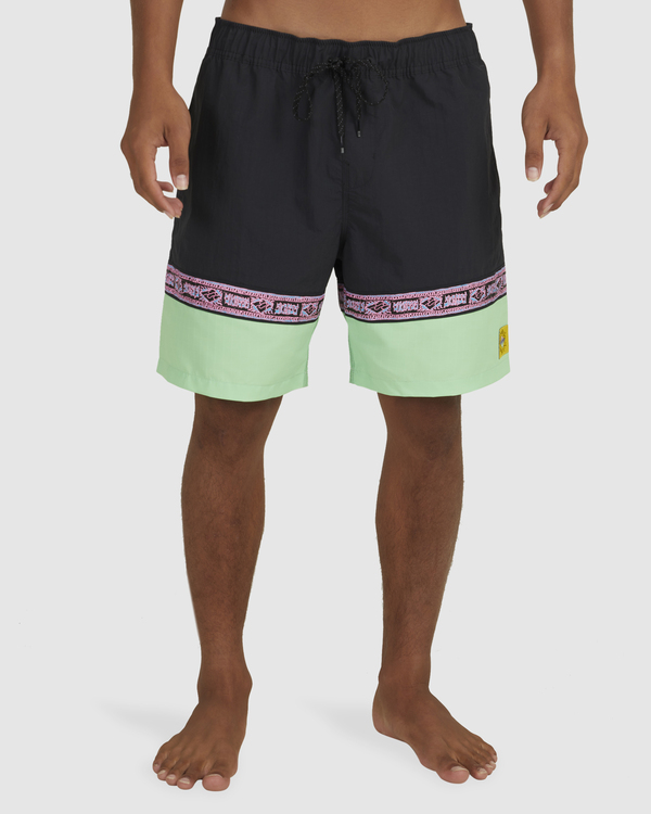 Laid.B / RELAXBANKER’SCARGO SHORTS Skegss Og Layback - Board Shorts for Men - Men's Black Board