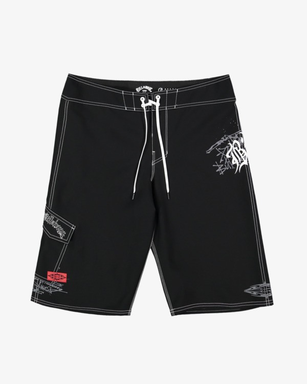 0 Immortal Pro 23" - Boardshorts f&uuml;r M&auml;nner Schwarz UBYBS00210 Billabong