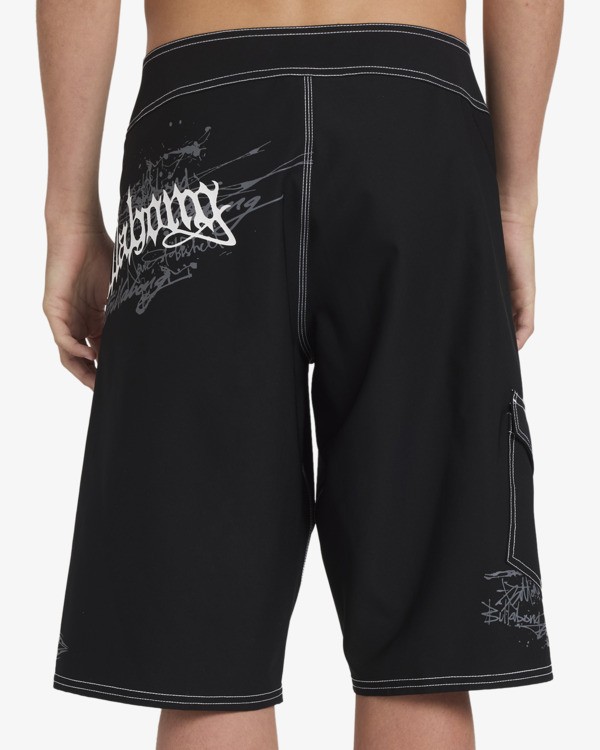6 Immortal Pro 23" - Boardshorts f&uuml;r M&auml;nner Schwarz UBYBS00210 Billabong