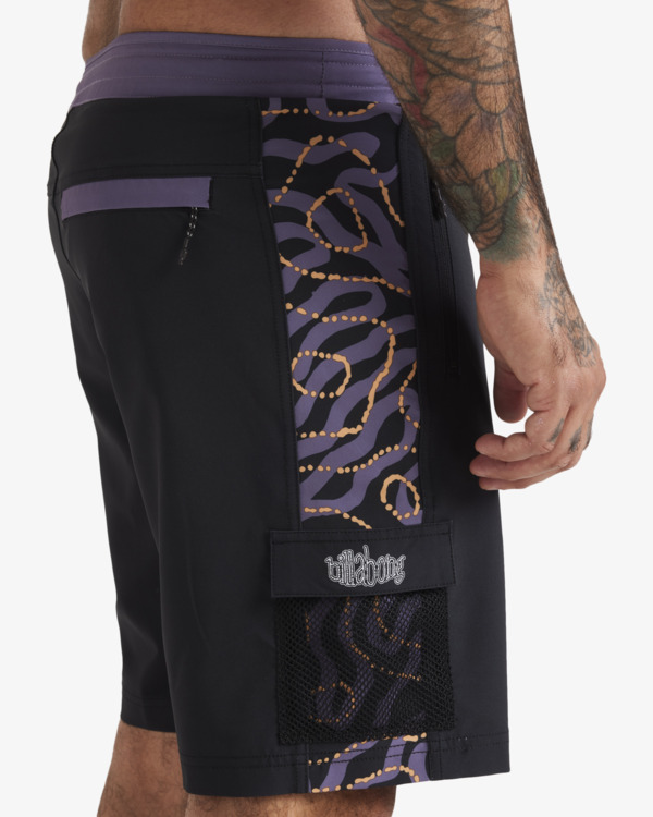 10 Otis Mangrove 18.5" - Performance-Boardshorts für Männer Schwarz UBYBS00505 Billabong