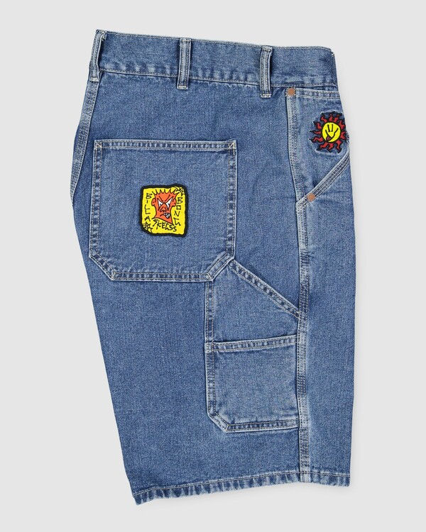 7 Skegss Smoko Denim - Carpenter Inspired Shorts for Men  UBYDS00101 Billabong