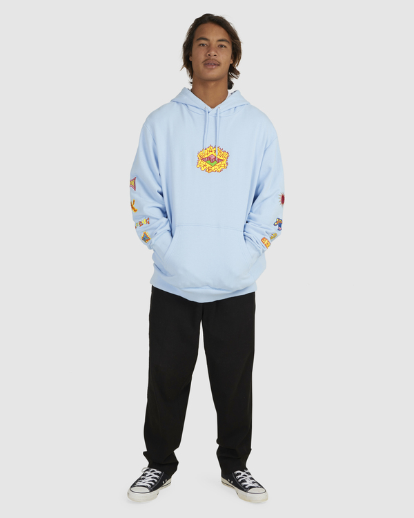 10 Skeggs Flame Friends - Kapuzenpulli f&uuml;r M&auml;nner Blau UBYFT00218 Billabong