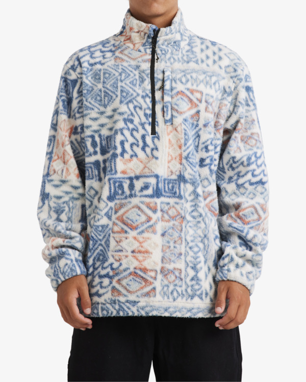 6 A/DIV Boundary - Half-Zip Sweatshirt for Men Cinza UBYFT00268 Billabong