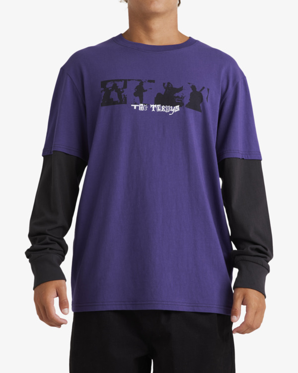 0 Terrys - Parte de cima de manga comprida para Homem Roxo UBYKT00156 Billabong