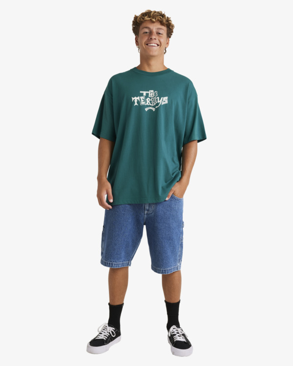 1 Terrys Ransom - Short Sleeve T-shirt for Men Green UBYZT00650 Billabong