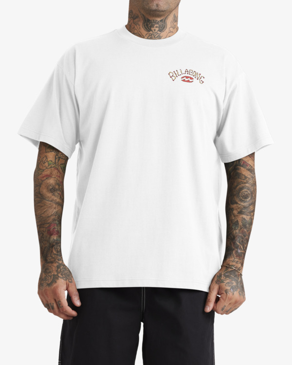 1 Otis Arch - Camiseta de manga corta para Hombre Blanco UBYZT00708 Billabong