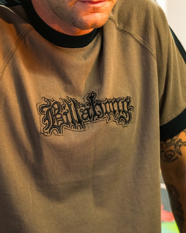 1 CREED PANEL TEE Svart UBYZT00808 Billabong