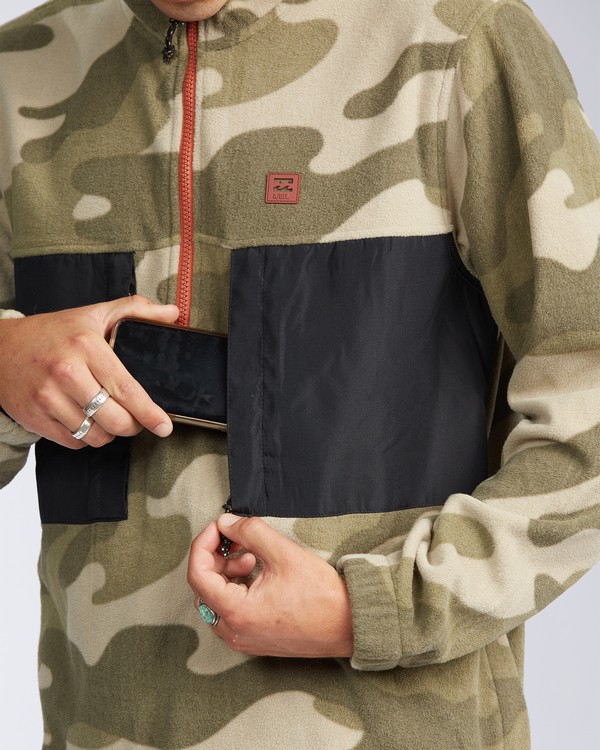 4 Canyon Mock Neck - Polarfleece mit Halbreißverschluss für Männer  V1FL07BIW0 Billabong