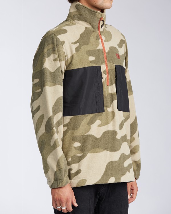 3 Canyon Mock Neck - Polarfleece mit Halbreißverschluss für Männer  V1FL07BIW0 Billabong