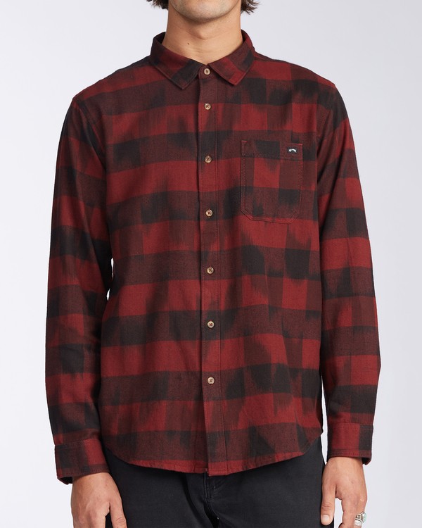 0 Coastline - Camisa de pana para Hombre Rojo V1SH04BIW0 Billabong