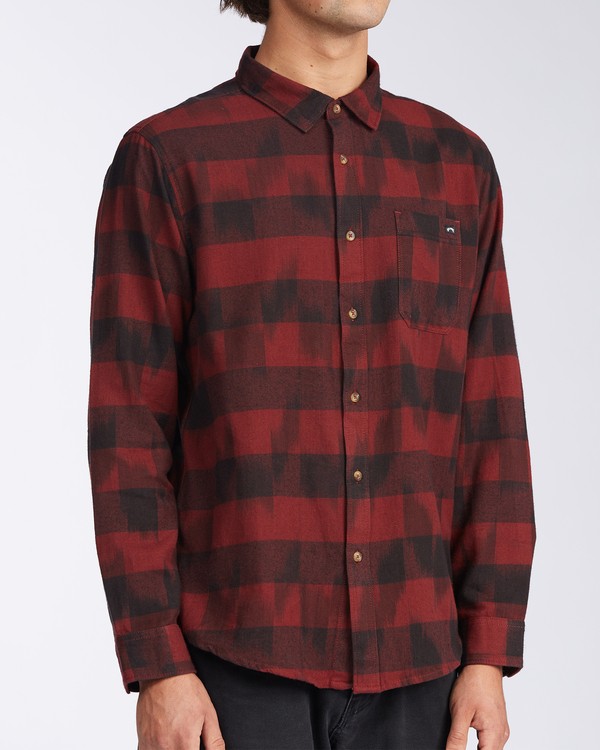 3 Coastline - Camisa de pana para Hombre Rojo V1SH04BIW0 Billabong