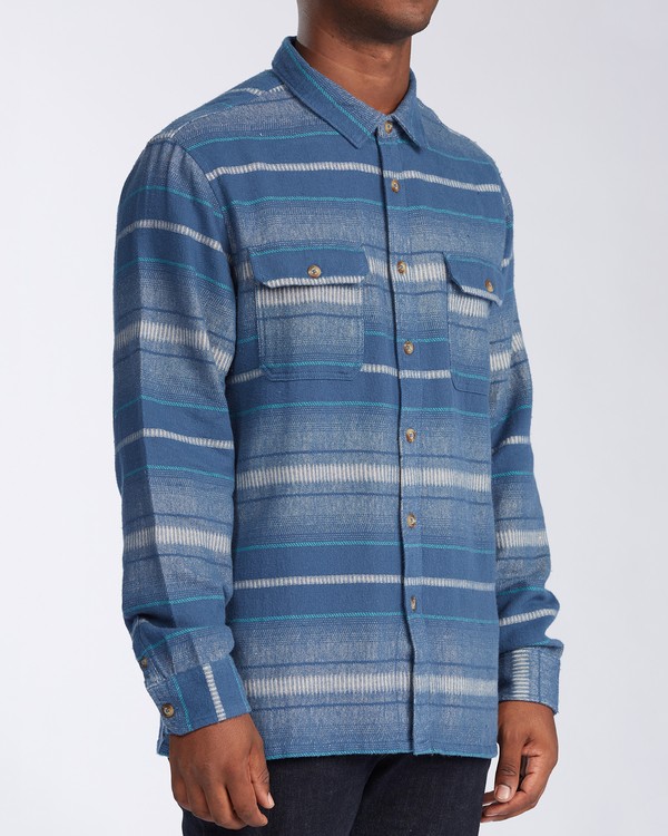 3 Offshore - Technical Long Sleeve Top for Men Blue V1SH05BIW0 Billabong