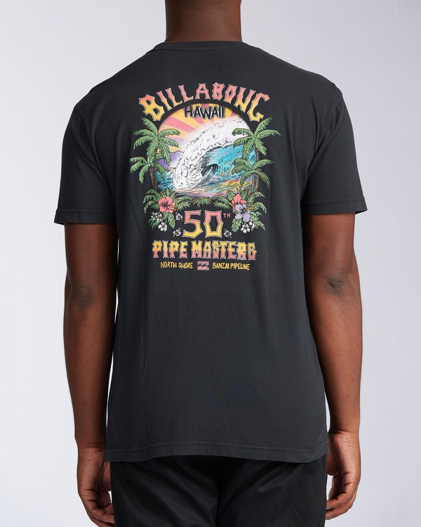 1 Pipe Tube Art - T-shirt para Homem Preto V1SS40BIW0 Billabong