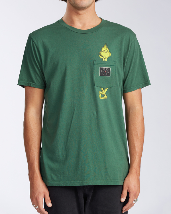 0 Xray - Camiseta con Bolsillo para Hombre Verde V1SS52BIW0 Billabong