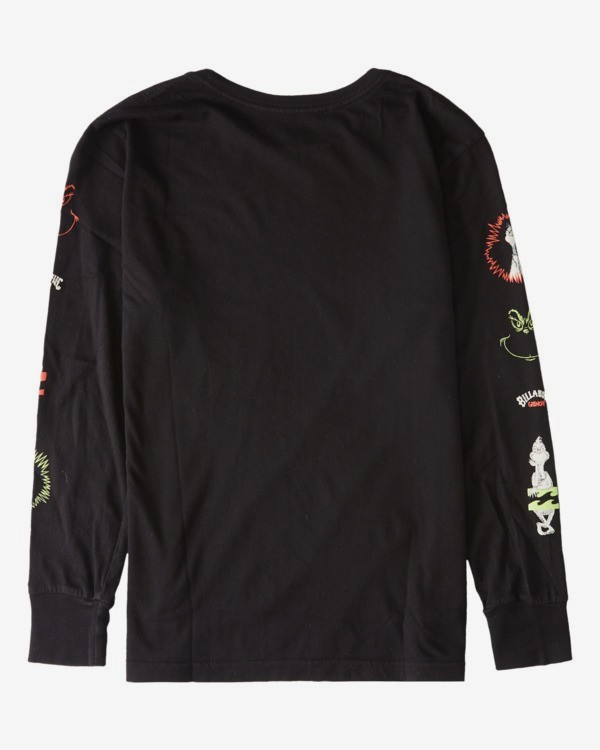 1 Grinchmas Vacation - T-shirt manches longues pour Garçon Noir V2LS02BIW0 Billabong