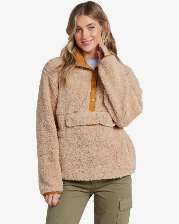 A DIV Switchback Sherpa Fleece Sweatshirt for Women Billabong