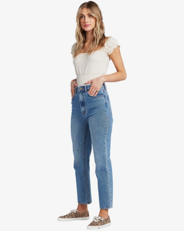 1 Kick Around - Straight Fit Jeans for Women  V3PN03BIMU Billabong